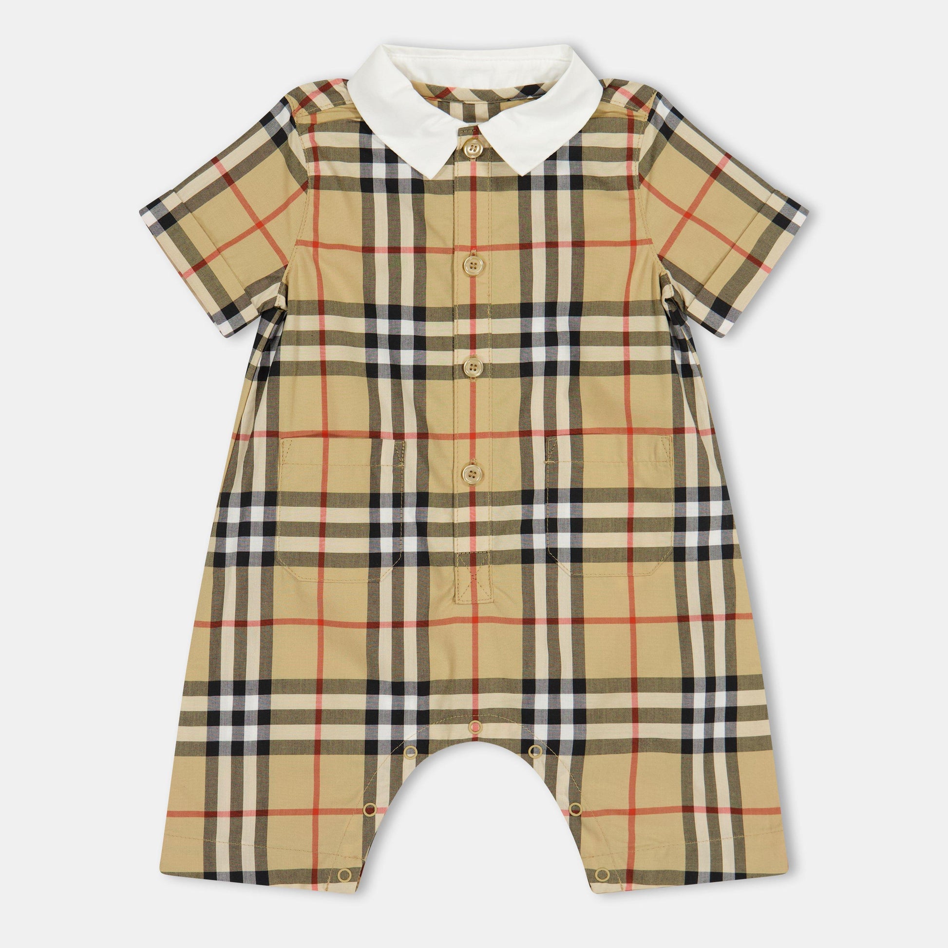 Burberry Unisex Kids' Burb Andreas Chk Onesie