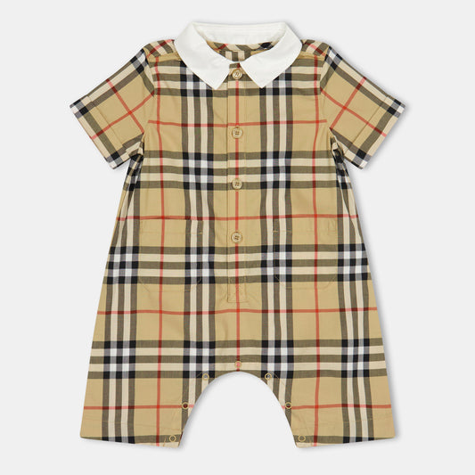 Burberry Unisex Kids' Burb Andreas Chk Onesie