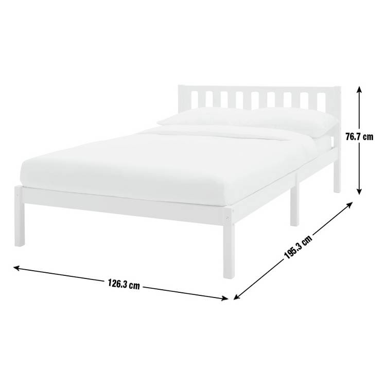 Habitat Ronnie Small Double Bed Frame - White
