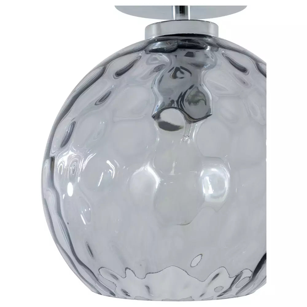 Argos Home Luxe Glass Flush To Ceiling Light - Chrome