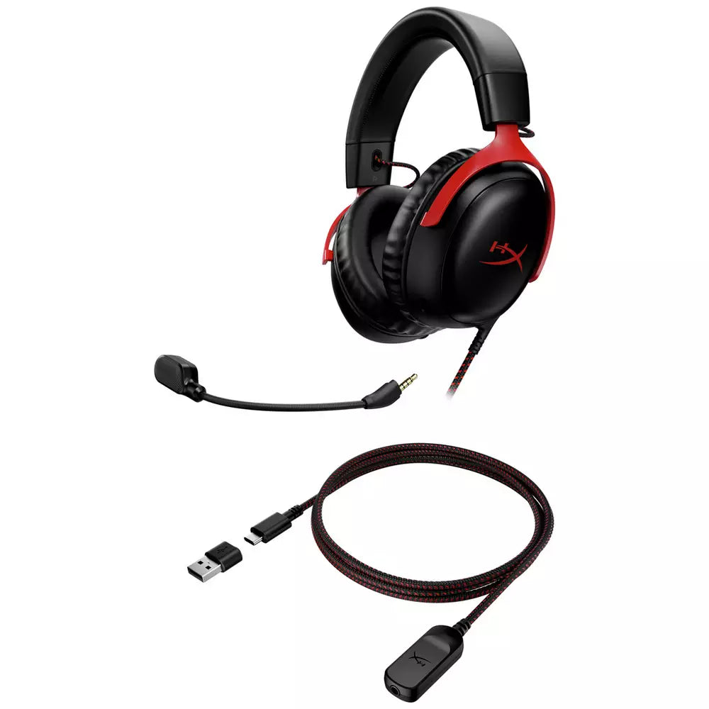 HyperX Cloud III Wired Gaming Headset Xbox, PS5, Switch, PC