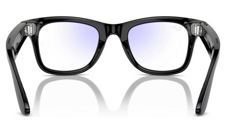 Ray-Ban Meta Wayfarer Glasses - Shiny Black, Clear