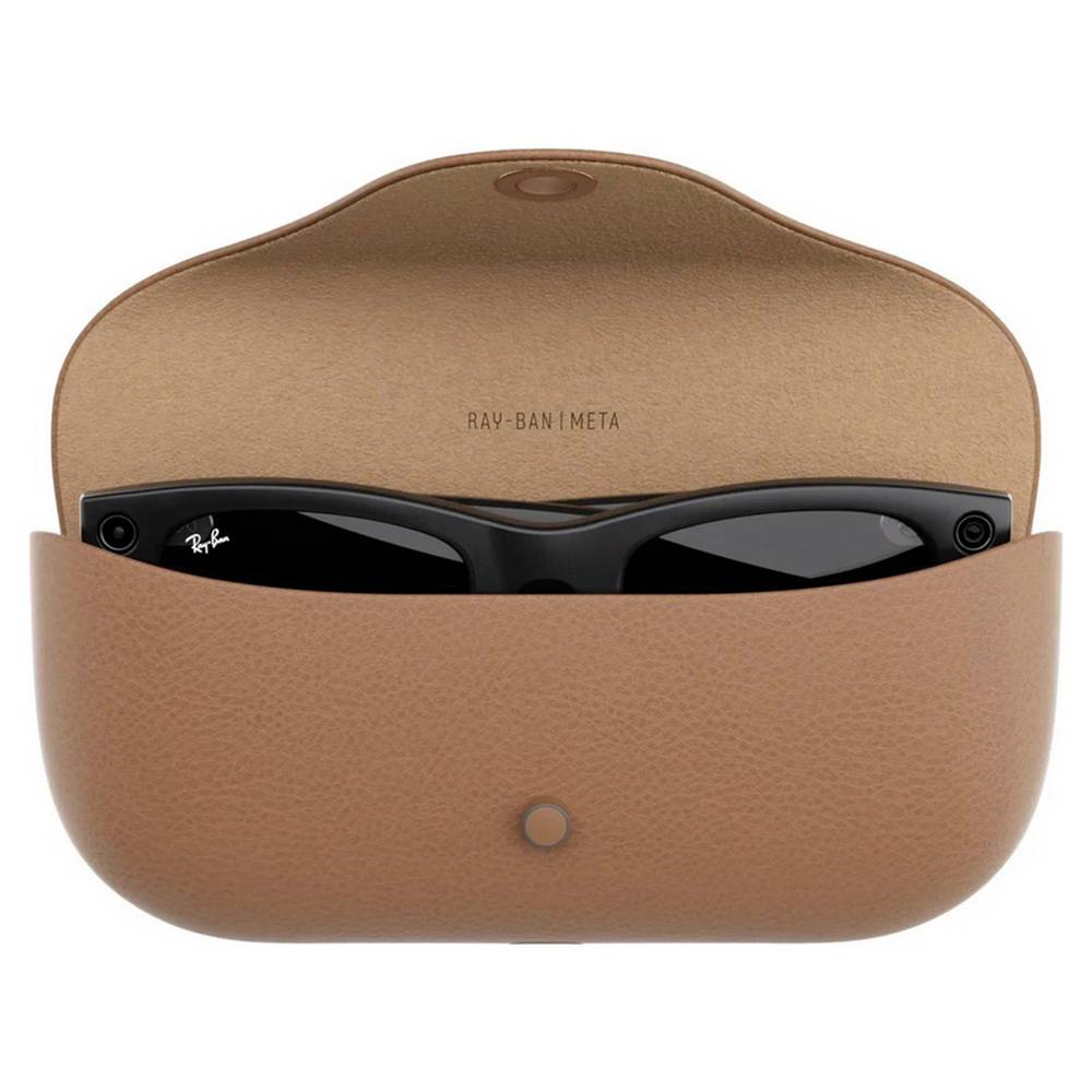 Ray-Ban Meta Wayfarer Glasses - Shiny Black, Clear