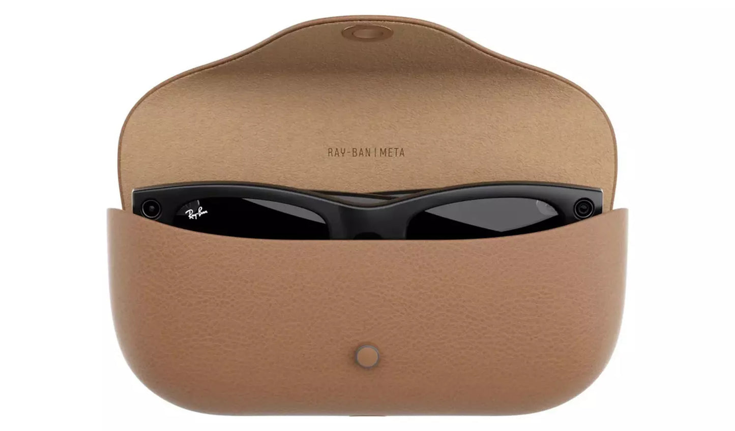 Ray-Ban Meta Wayfarer Glasses - Shiny Black, Clear