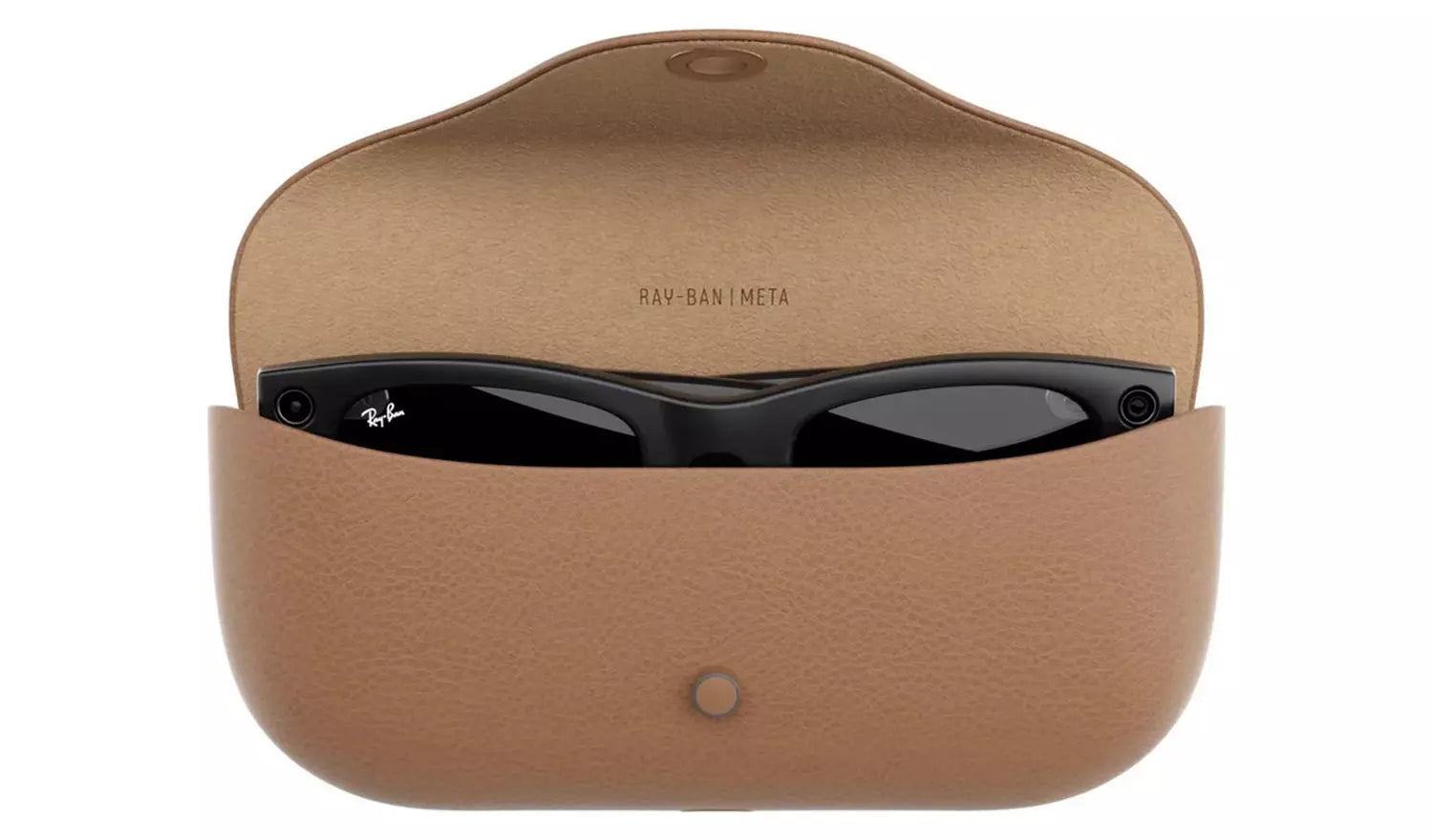 Ray-Ban Meta Wayfarer Glasses - Shiny Black, Clear