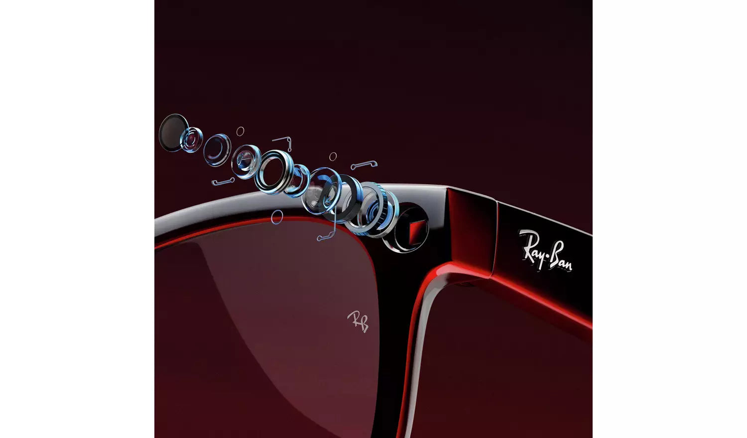 Ray-Ban Meta Wayfarer Glasses - Shiny Black, Clear
