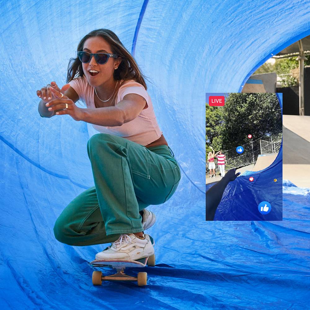 Ray-Ban Meta Wayfarer Glasses - Shiny Black, Clear