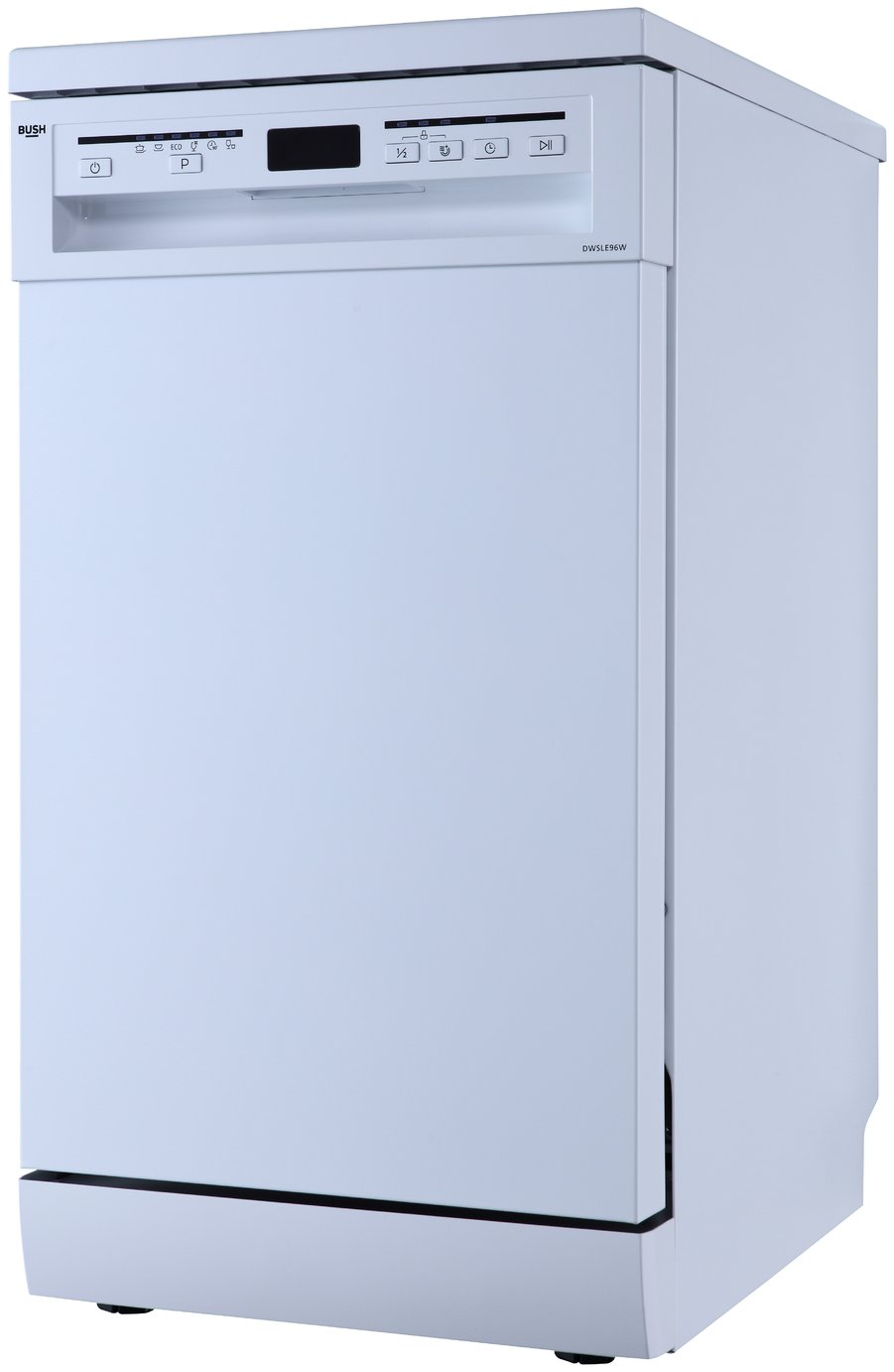 Bush DWSLE96W Slimline Dishwasher - White