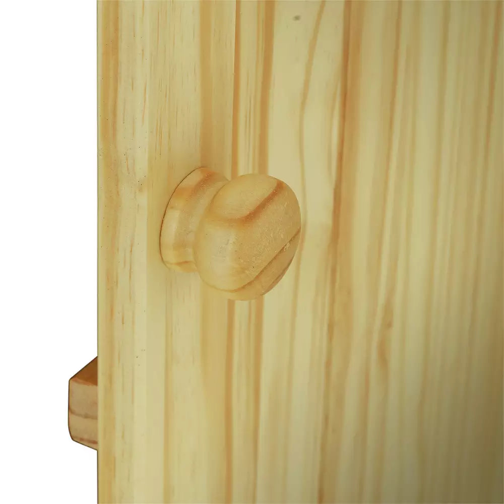 Argos Home New Scandinavia 3 Door Mirrored Wardrobe - Pine