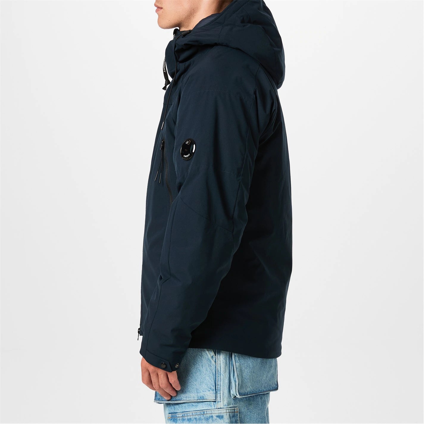 CP COMPANY Men's Pro-Tek PrimaLoft Silver Insulation Padded Hooded Softshell Jacket