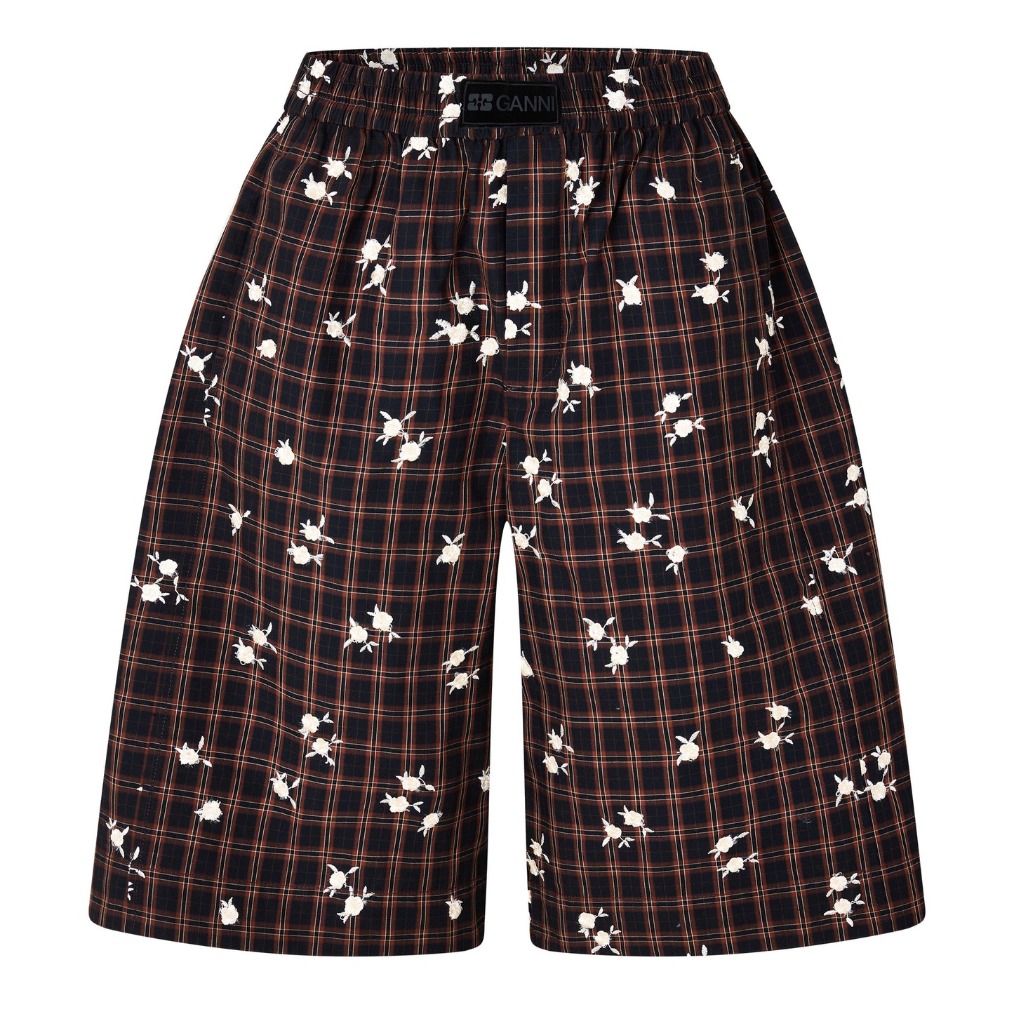 Ganni Women's Flower Tailored Shorts