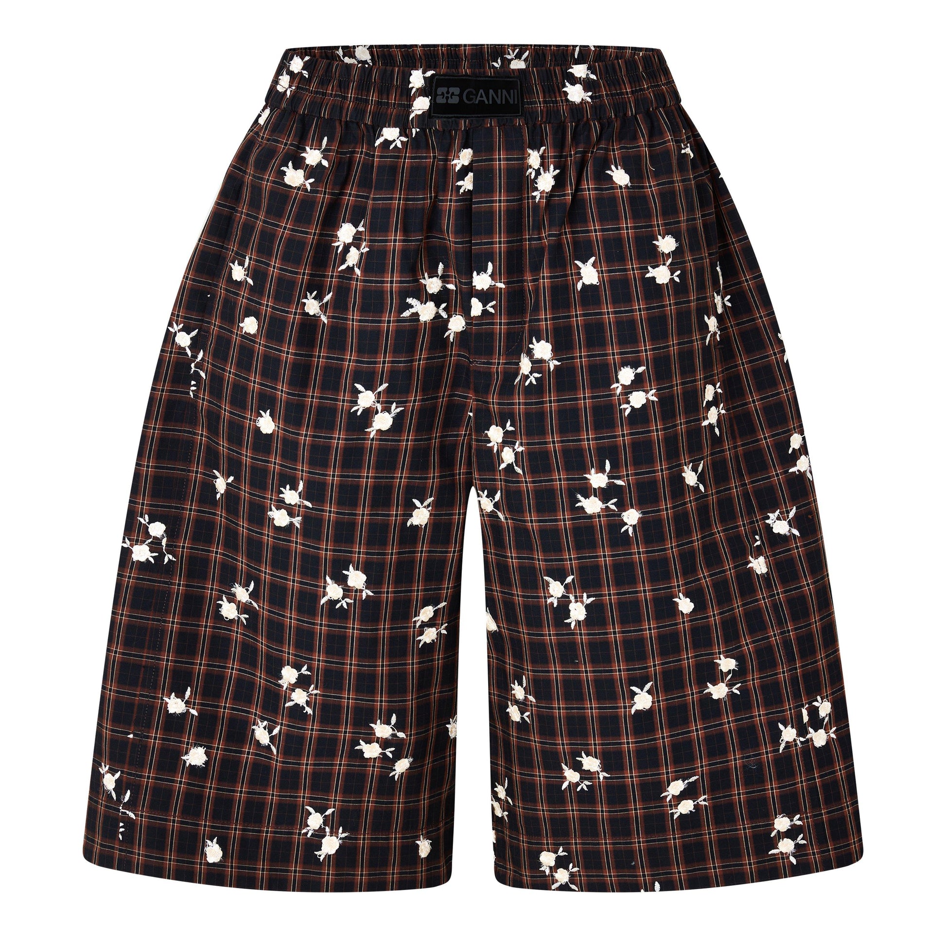 Ganni Women's Flower Tailored Shorts