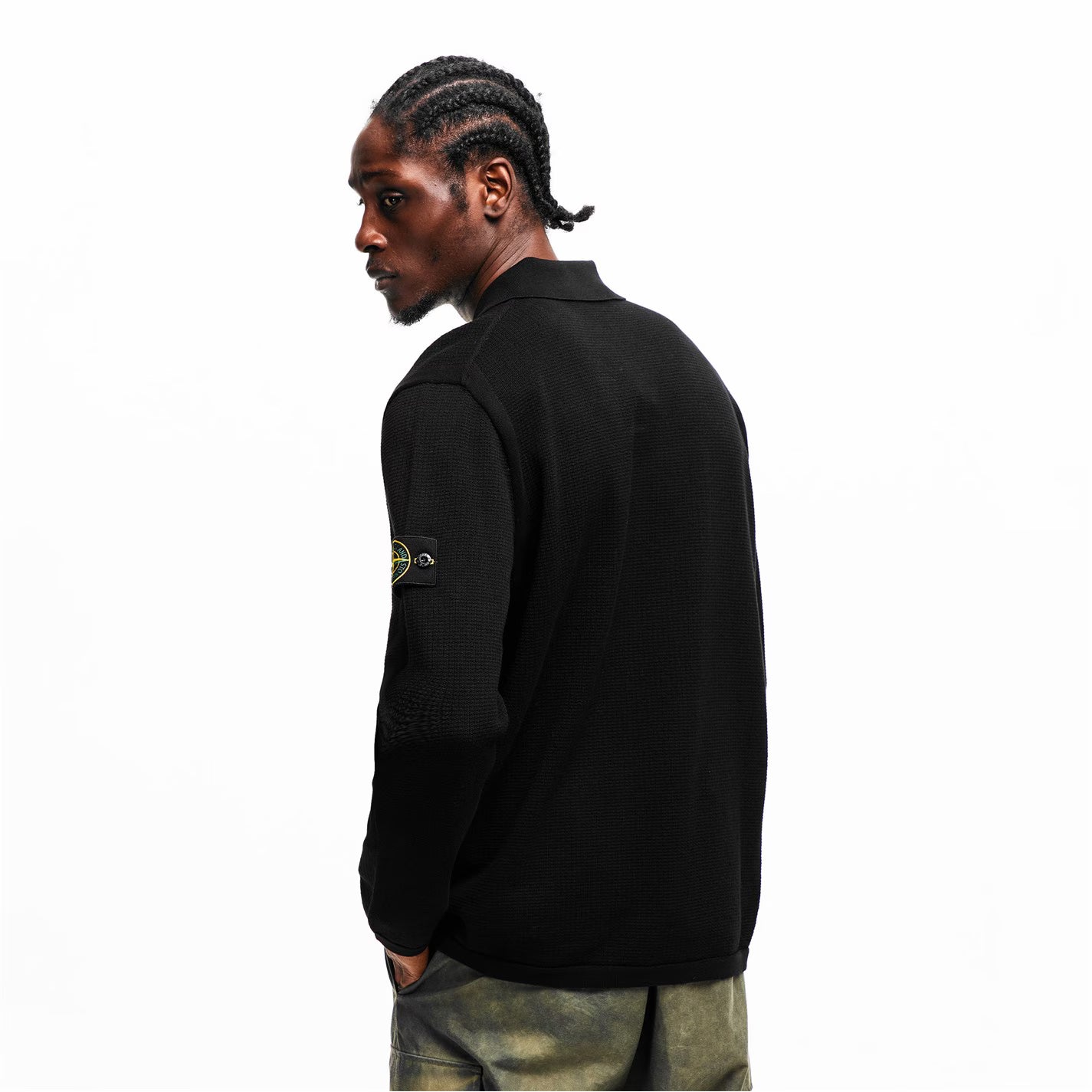 Mens Knit Polo Shirt