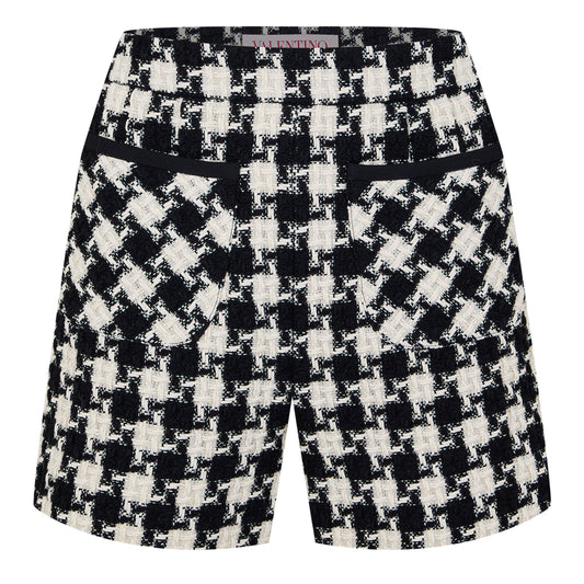 Valentino Damier Light Tweed Shorts