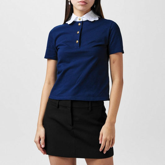Valentino Embroidered Polo Sweatshirt