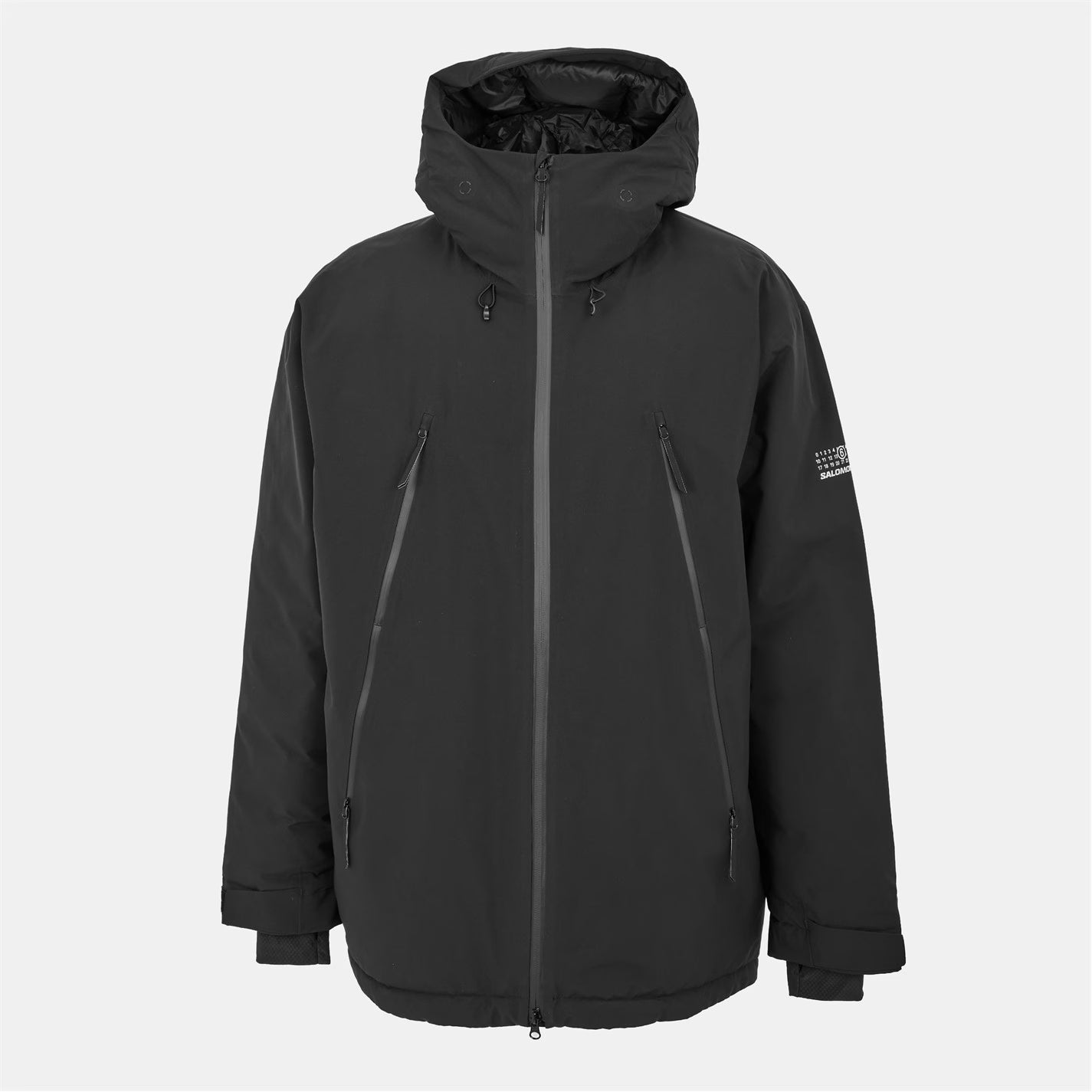 MM6 MAISON MARGIELA Men's Waterproof Goose Down Hooded Long Sleeve Medium Puffer Jacket