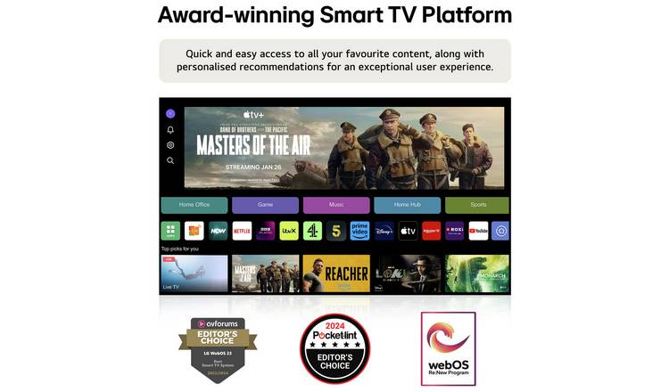 LG 70 Inch 70UR80006LJ Smart 4K UHD HDR LED Freeview TV