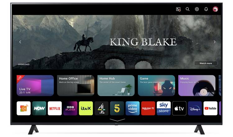 LG 70 Inch 70UR80006LJ Smart 4K UHD HDR LED Freeview TV