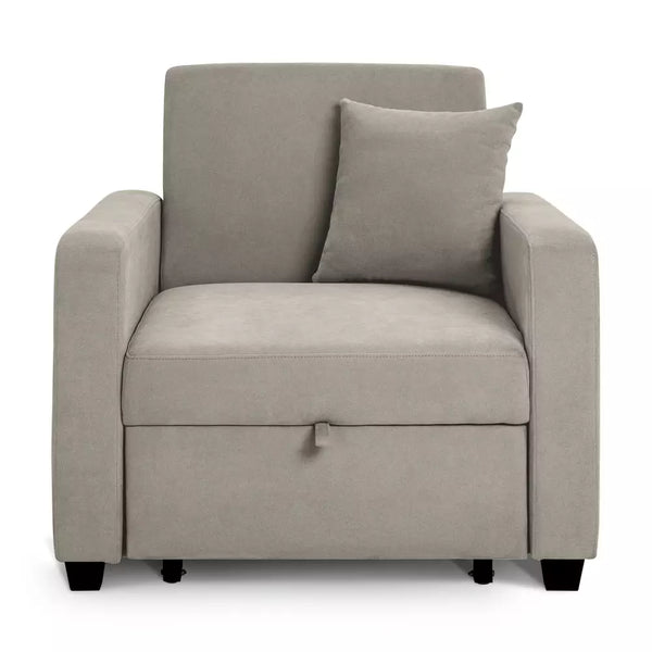 Habitat Reagan Single Fabric Chairbed - Natural