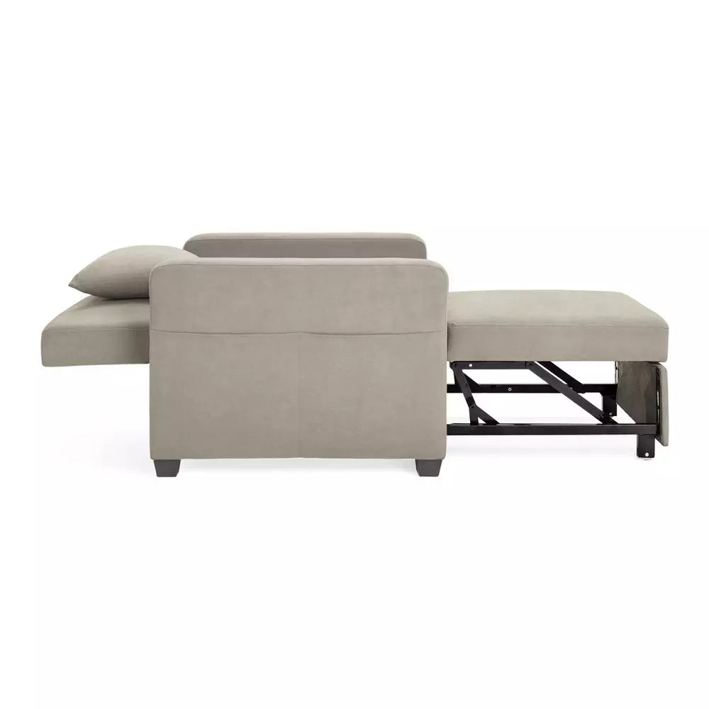 Habitat Reagan Single Fabric Chairbed - Natural