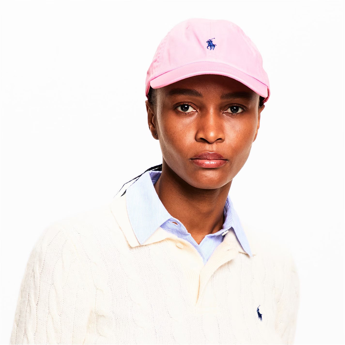 Cotton Chino Pony Baseball Cap