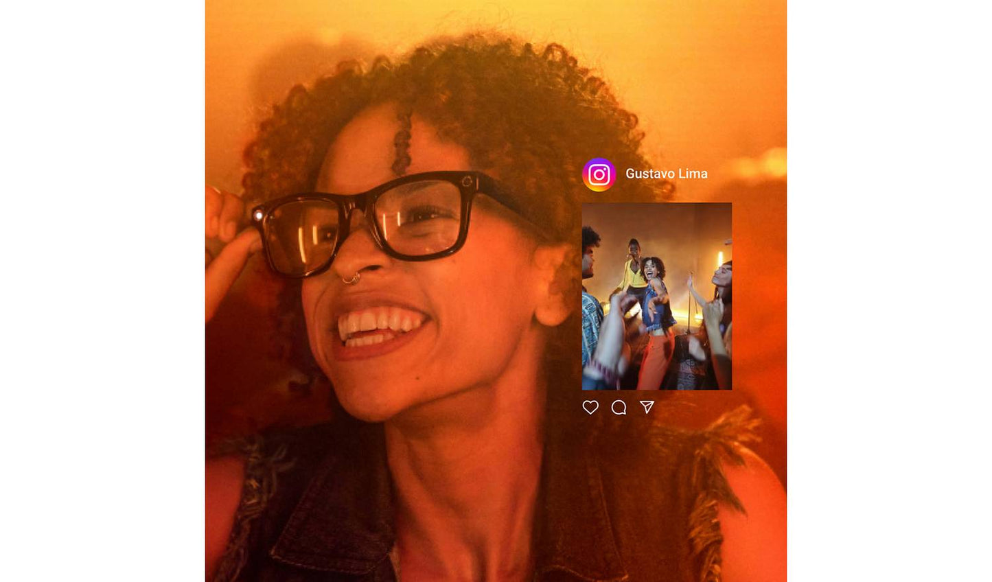 Ray-Ban Meta Wayfarer Glasses - Shiny Black, G15 Green