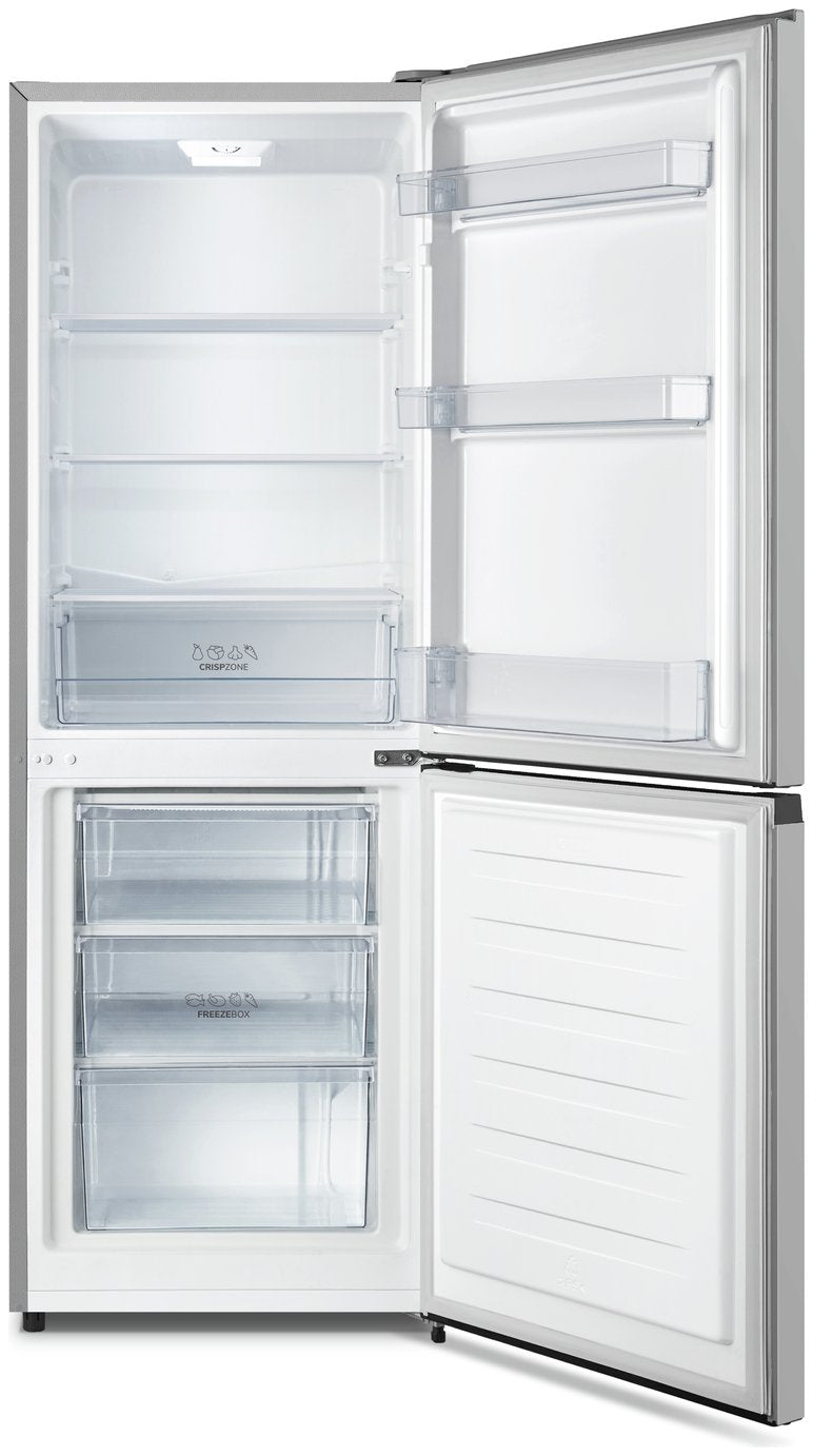 Bush ME55161S Freestanding Fridge Freezer - Silver