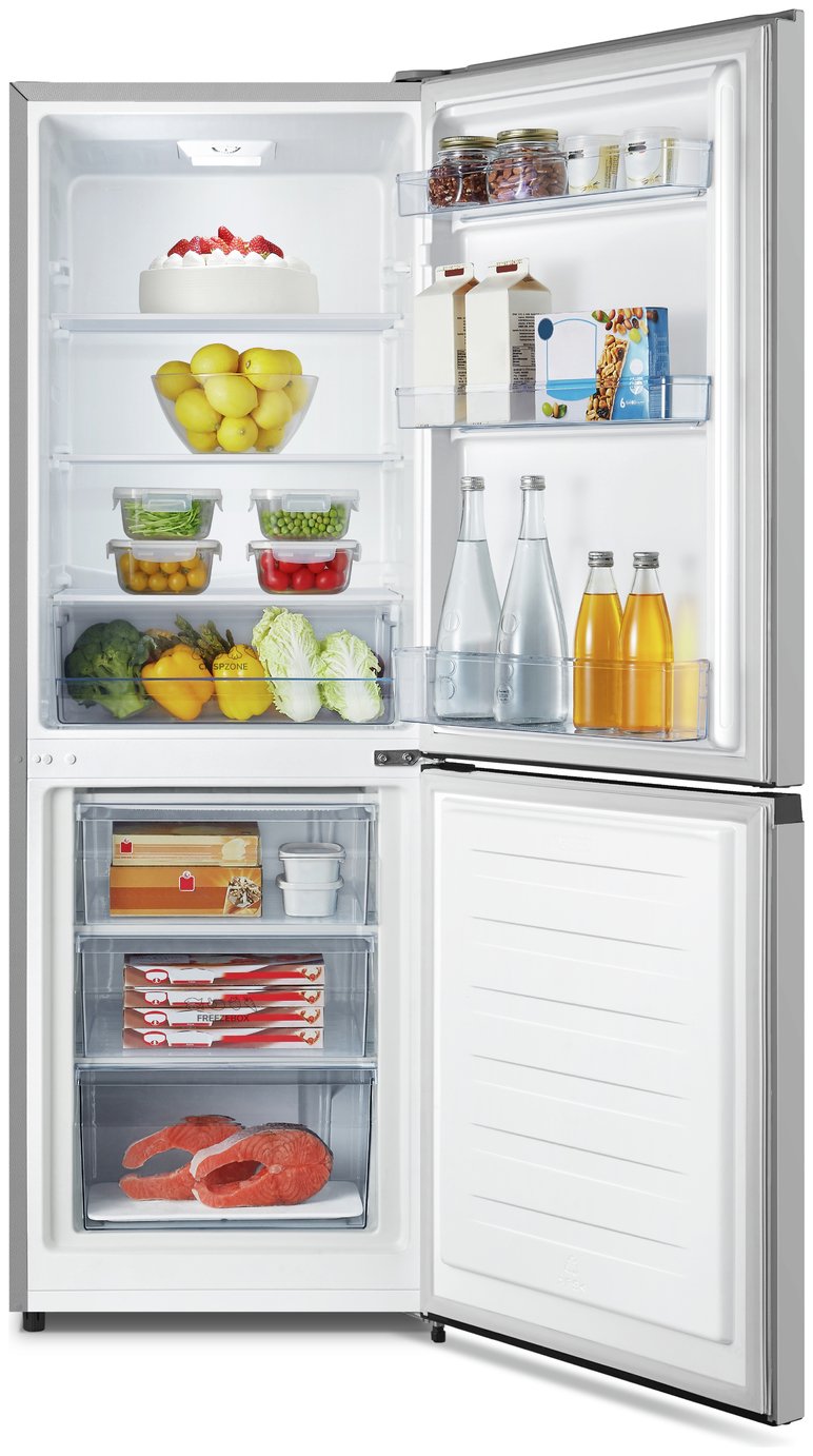 Bush ME55161S Freestanding Fridge Freezer - Silver