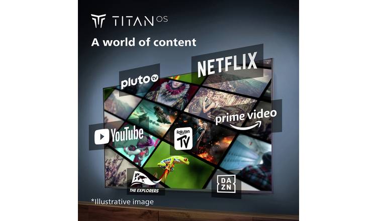 Philips 43 Inch 43PUS7009 Smart 4K UHD HDR LED Freeview TV