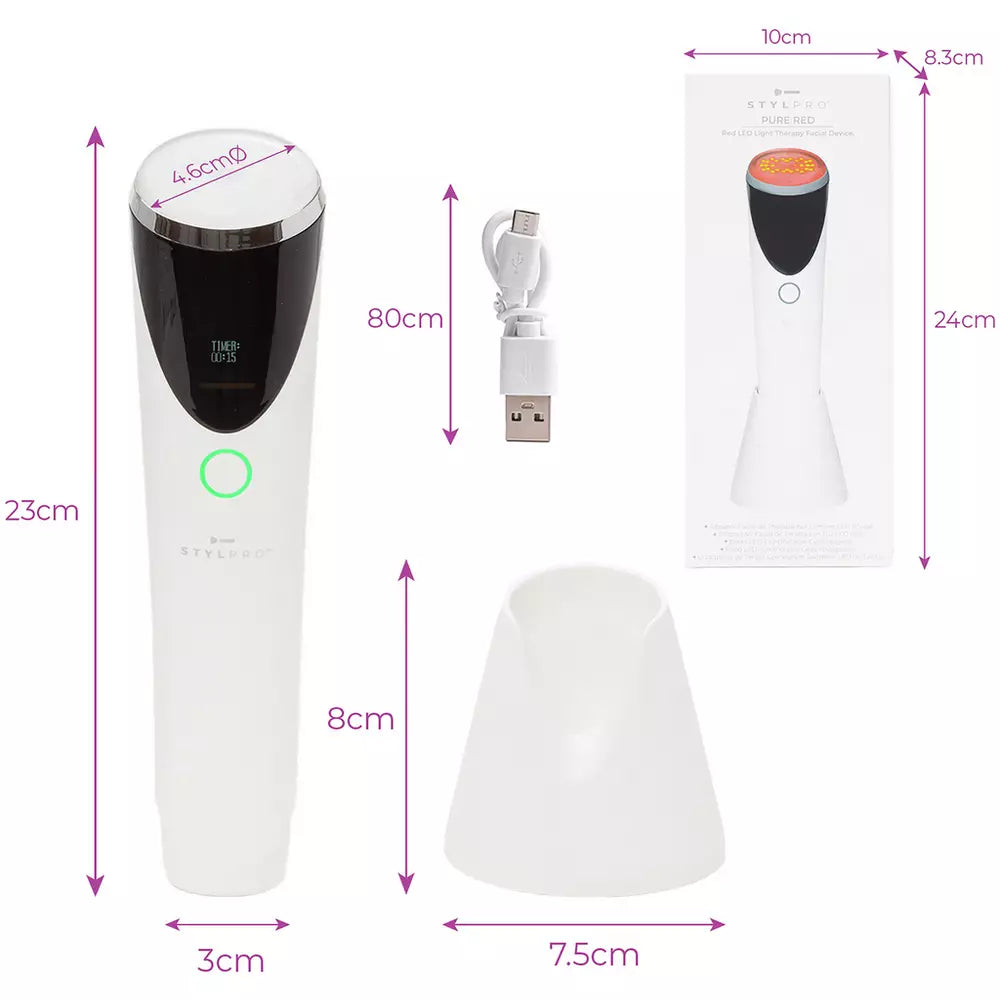STYLPRO Pure Red LED Light Therapy Facial Device