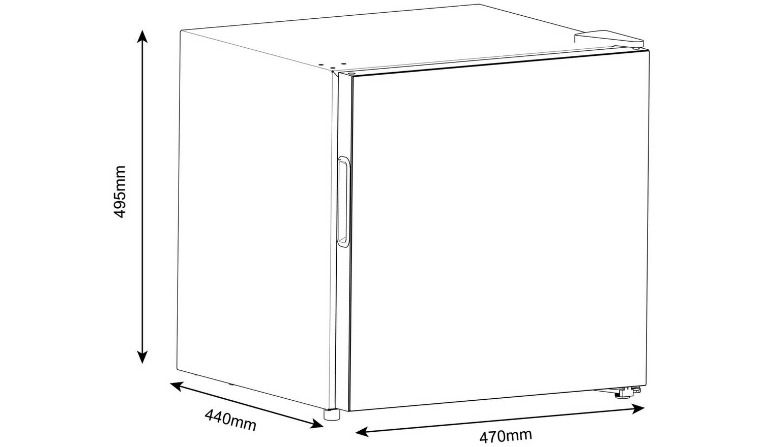 Bush TTC4750 Table Top Drinks Chiller - Black
