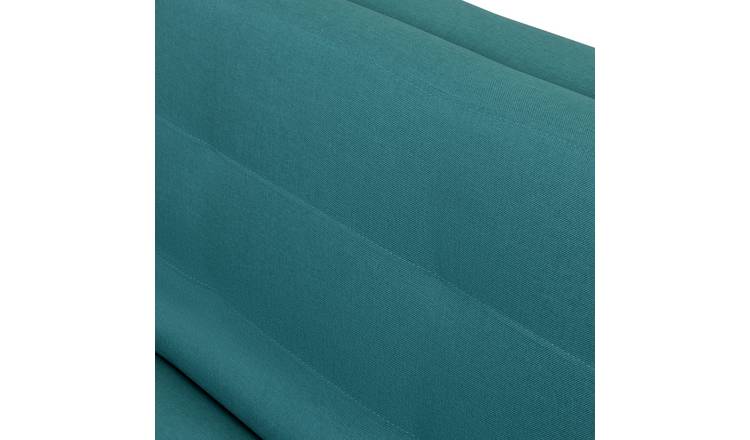 Argos Home Duo Fabric Clic Clac Sofa Bed - Teal