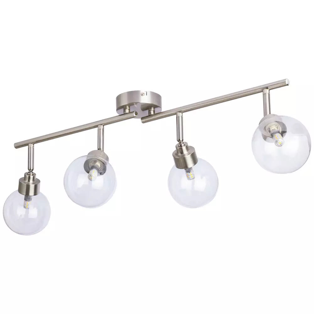 Habitat Tay 4 Lights Stainless Steel Spotlight - Chrome