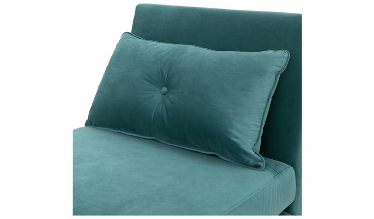 Habitat Roma Single Compact Velvet Chairbed - Teal