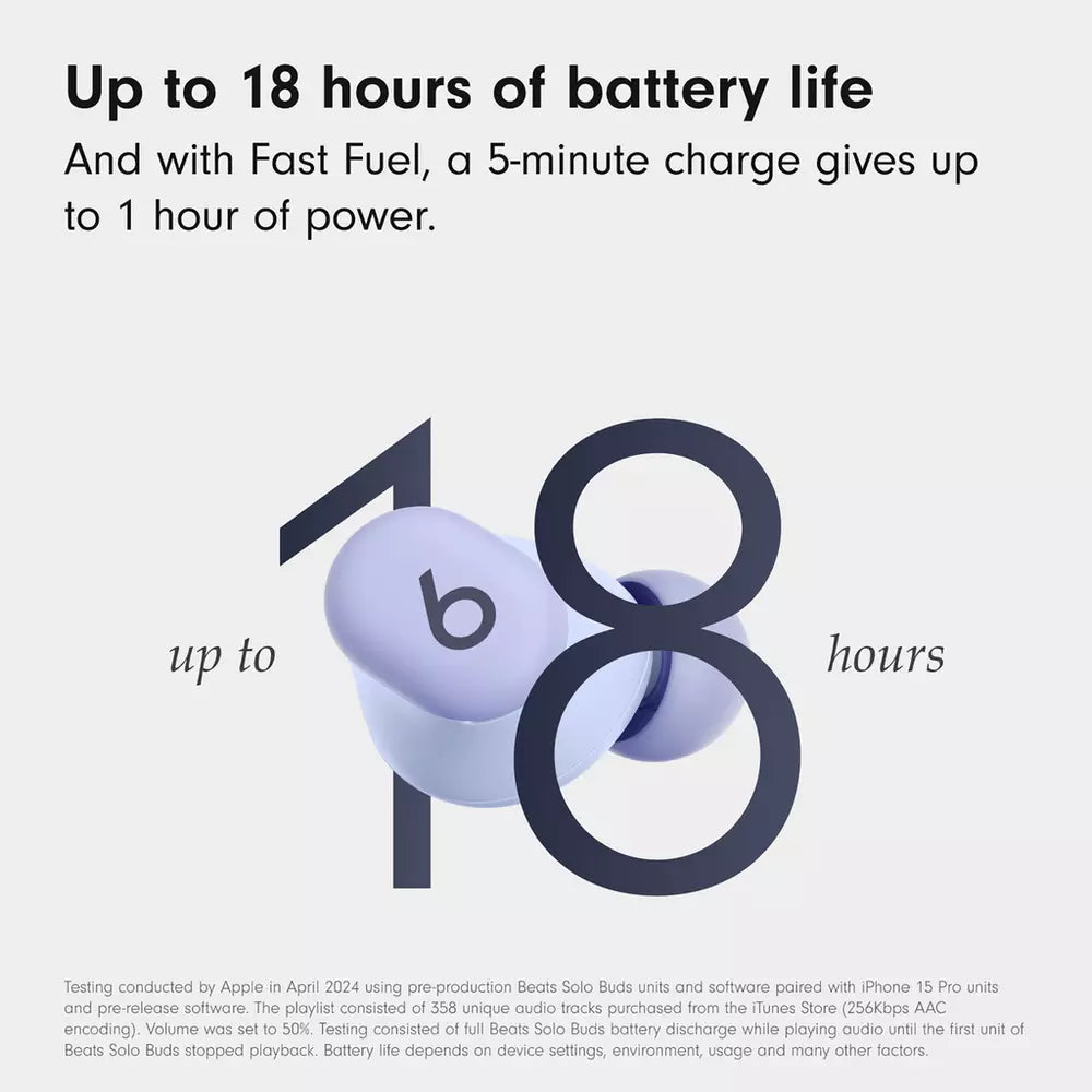 Beats Solo Buds In-Ear True Wireless Earbuds - Purple