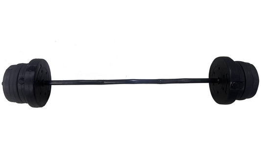 Opti Z Curl Vinyl Barbell Weight Set - 25kg