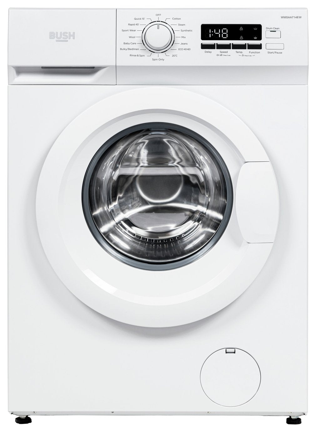 Bush WMSAA714EW 7KG 1400 Spin Washing Machine - White