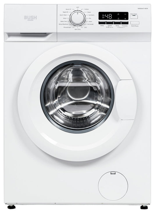 Bush WMSAA714EW 7KG 1400 Spin Washing Machine - White