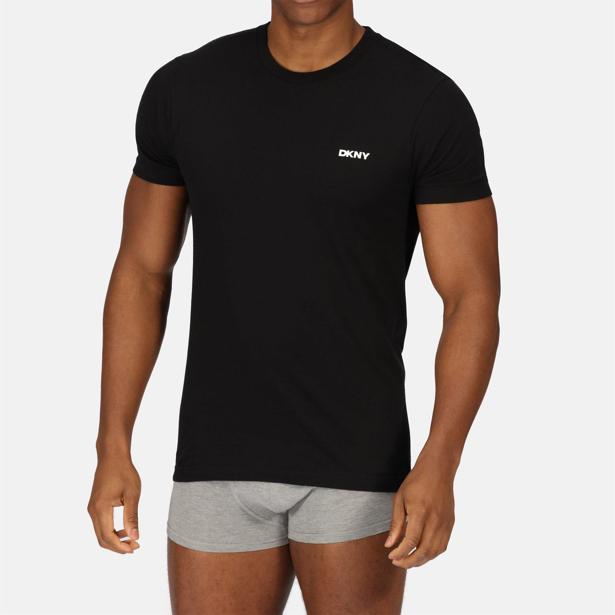 DKNY Mens 3 Pack Short Sleeve T-Shirts Giants