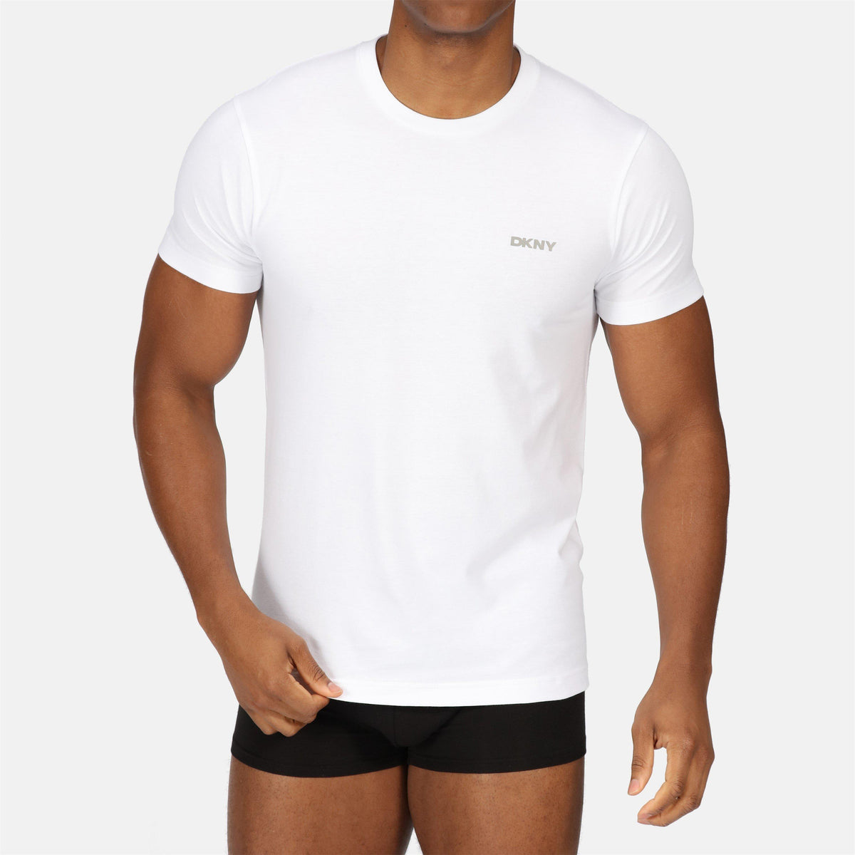 DKNY Mens 3 Pack Short Sleeve T-Shirts Giants