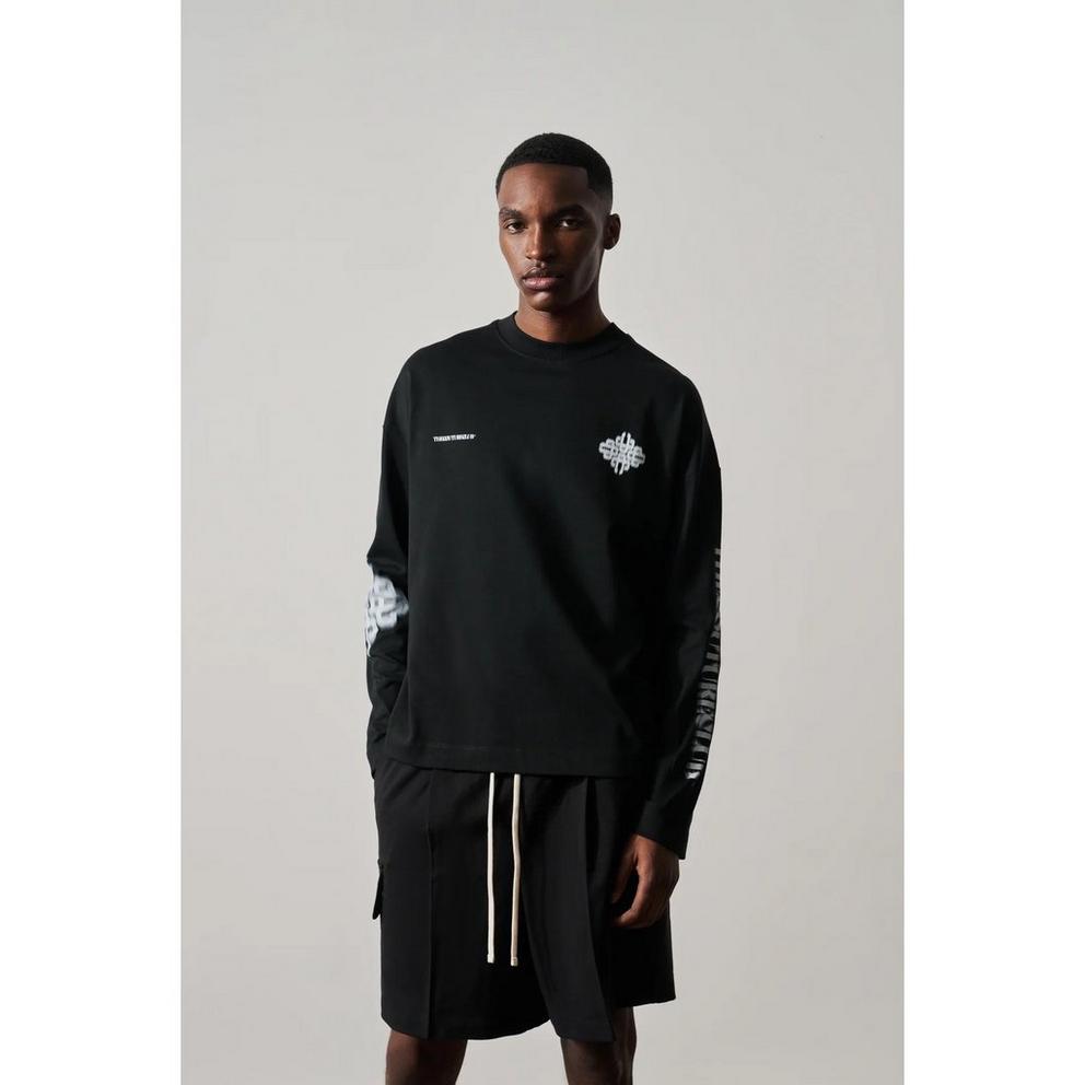 The Couture Club Couture M Blurred LS Sn64