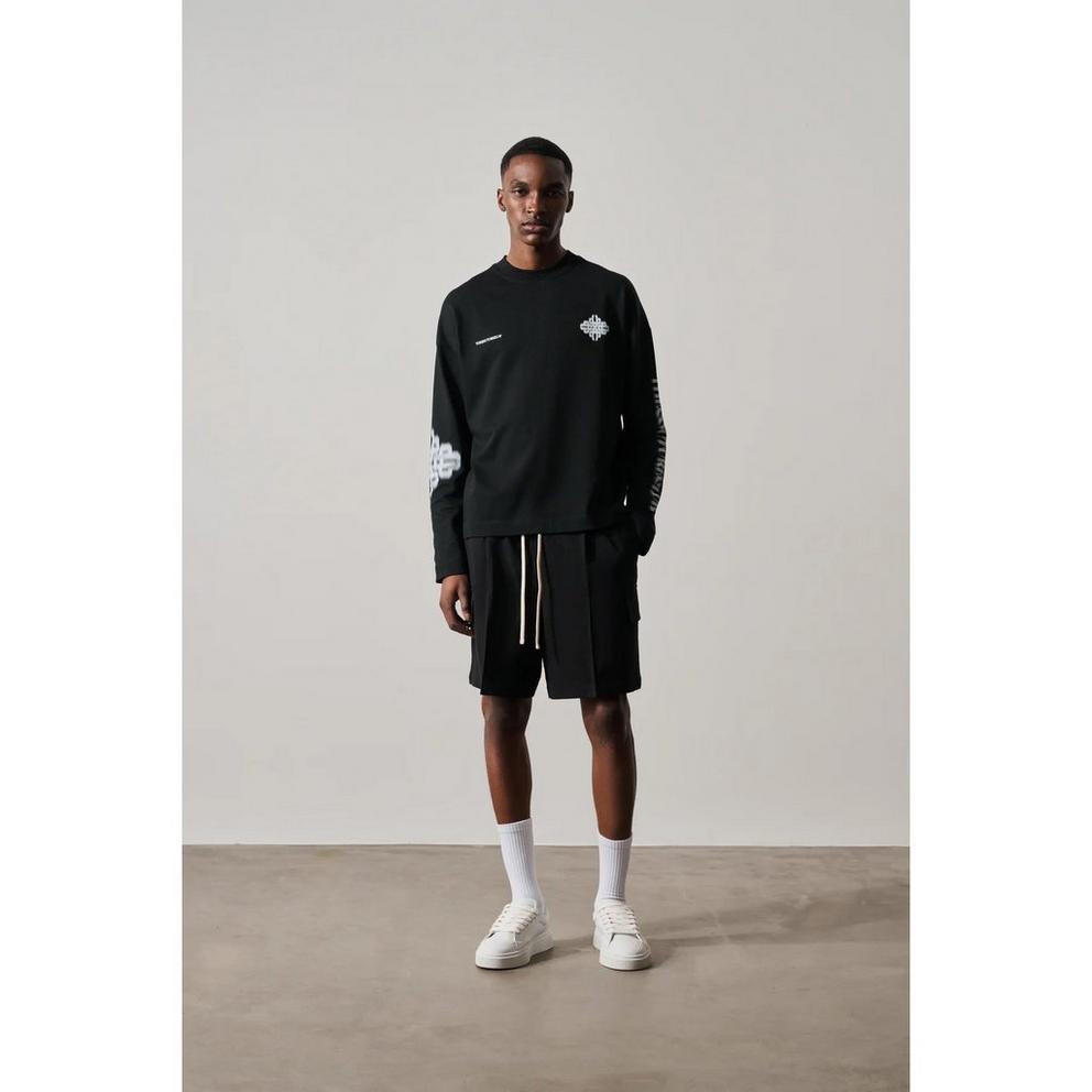 The Couture Club Couture M Blurred LS Sn64