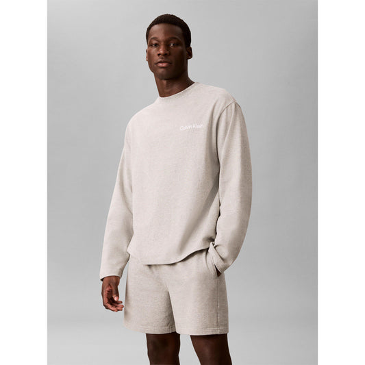Calvin Klein Men's Lounge Long-Sleeve Cotton T-Shirt