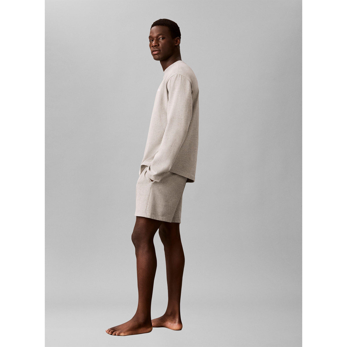 Calvin Klein Men's Lounge Long-Sleeve Cotton T-Shirt