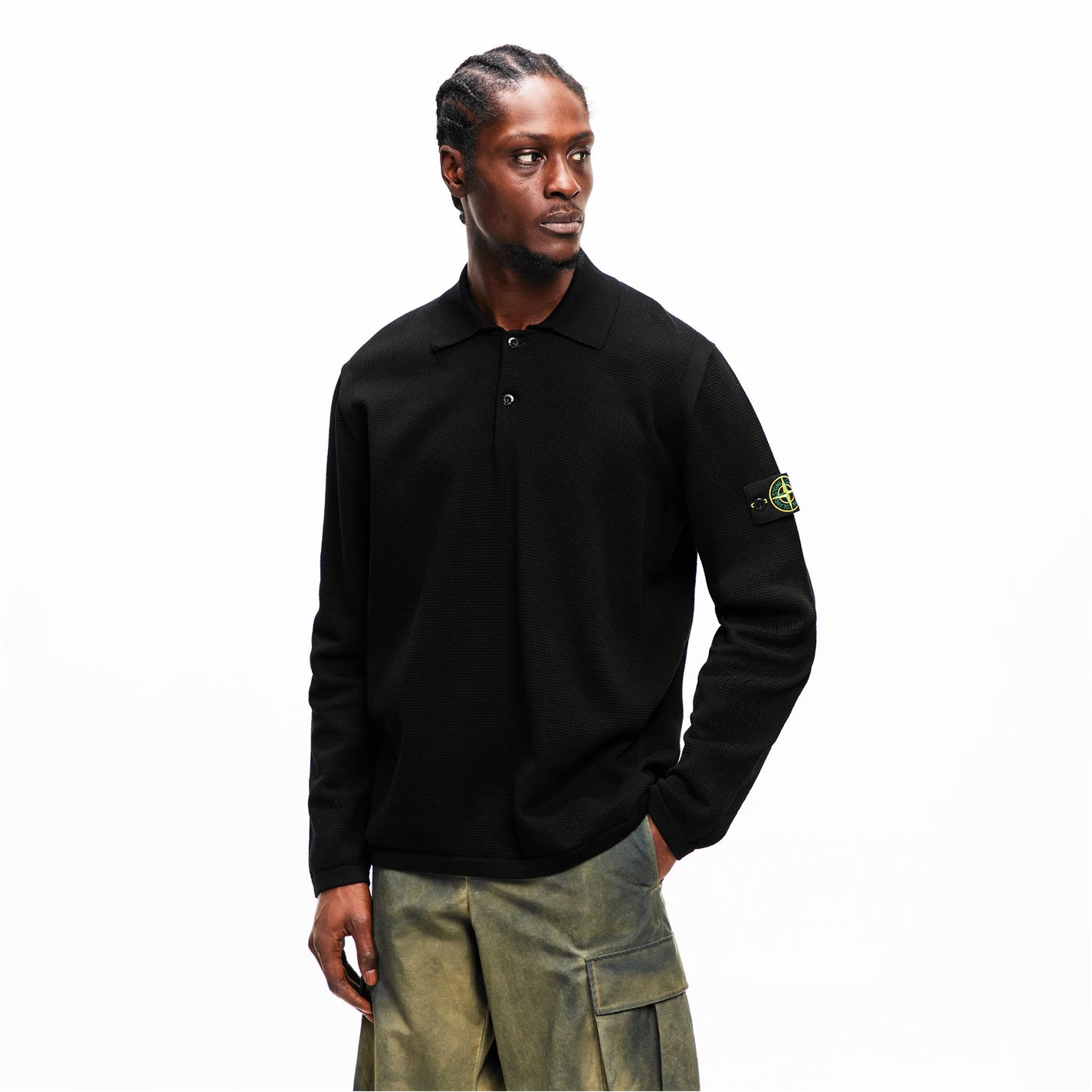 Mens Knit Polo Shirt