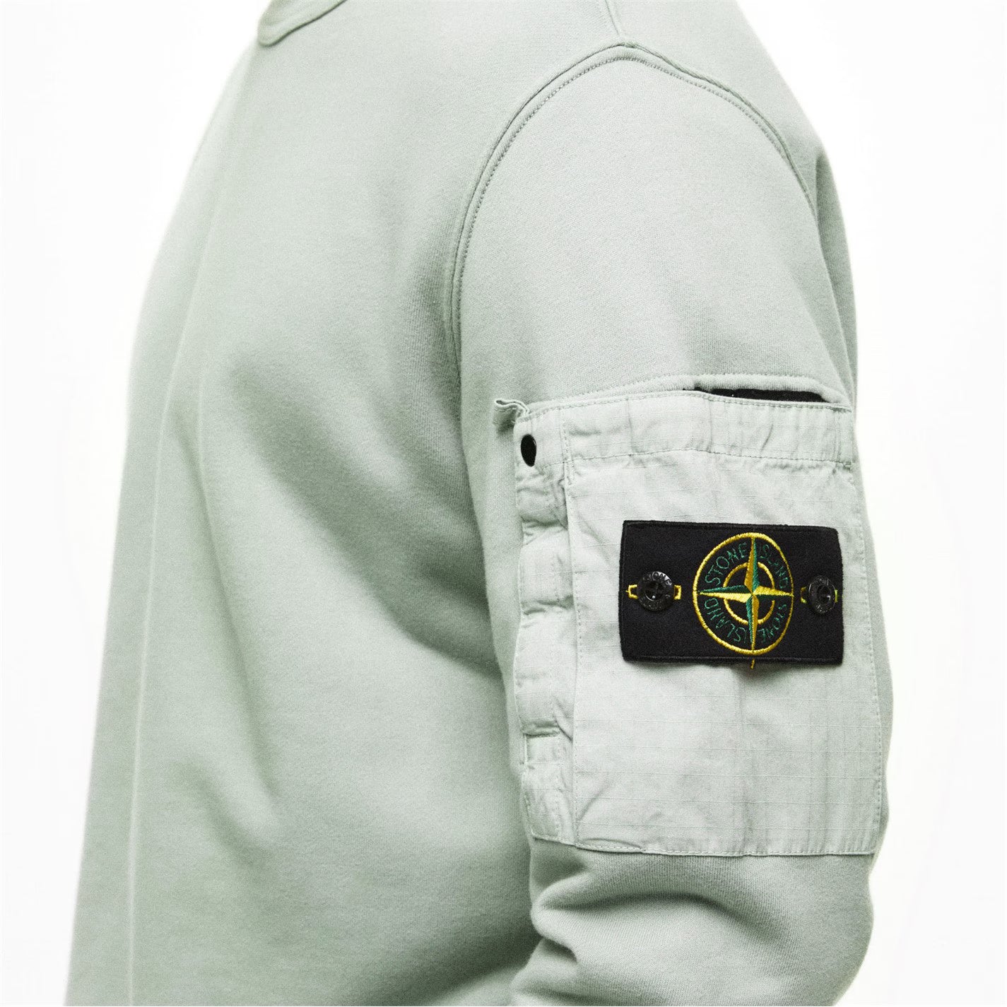 Stone Zip Pkt Crew Sn62
