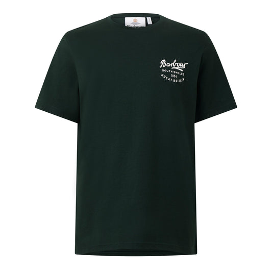 Barbour Men's Script Graphic Cotton Short-Sleeve Crew-Neck T-Shirt