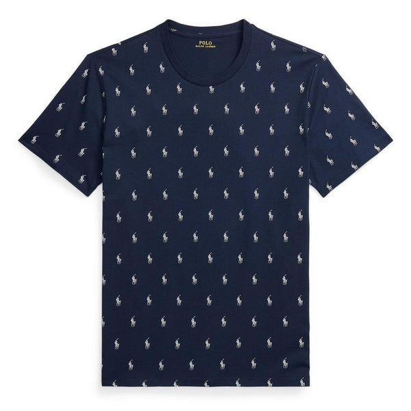 Polo Ralph Lauren Men's All Over Pony Cotton Short Sleeve T-Shirt