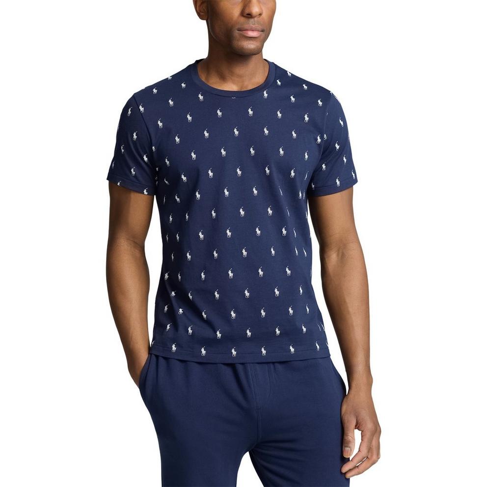 Polo Ralph Lauren Men's All Over Pony Cotton Short Sleeve T-Shirt