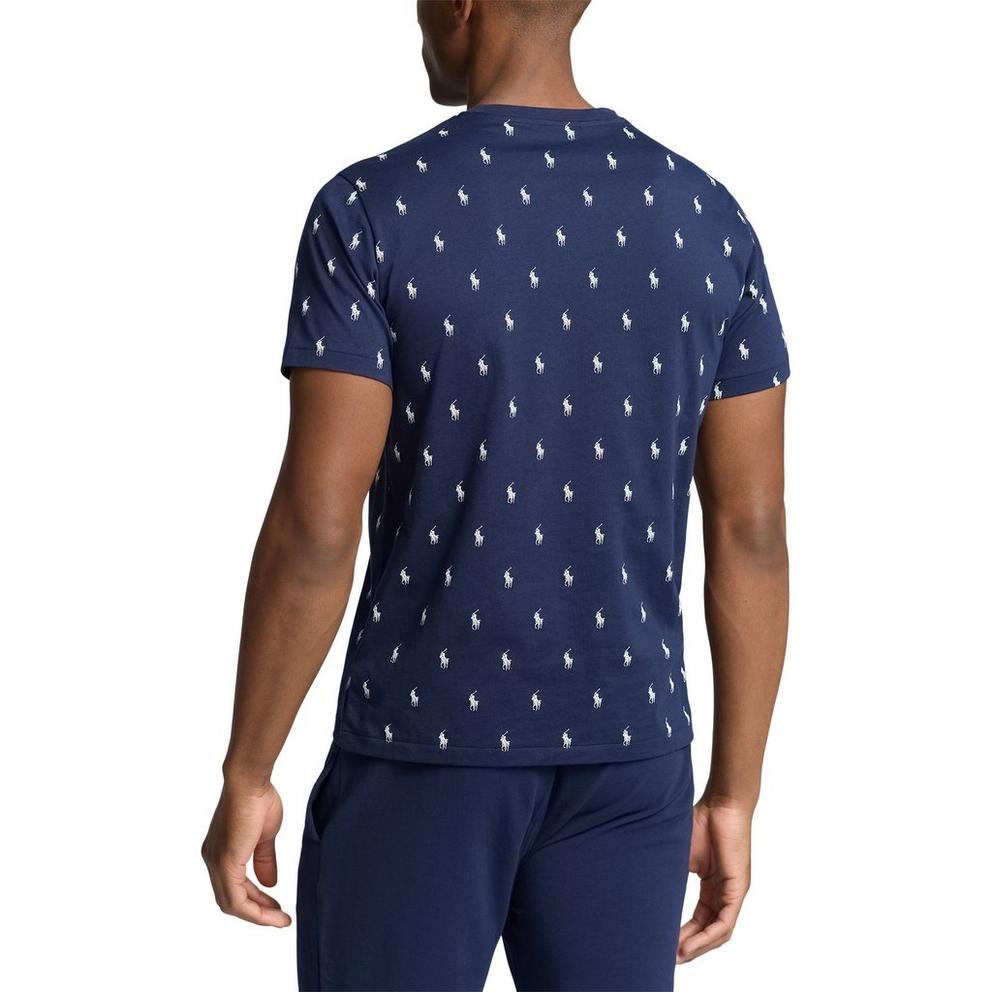 Polo Ralph Lauren Men's All Over Pony Cotton Short Sleeve T-Shirt